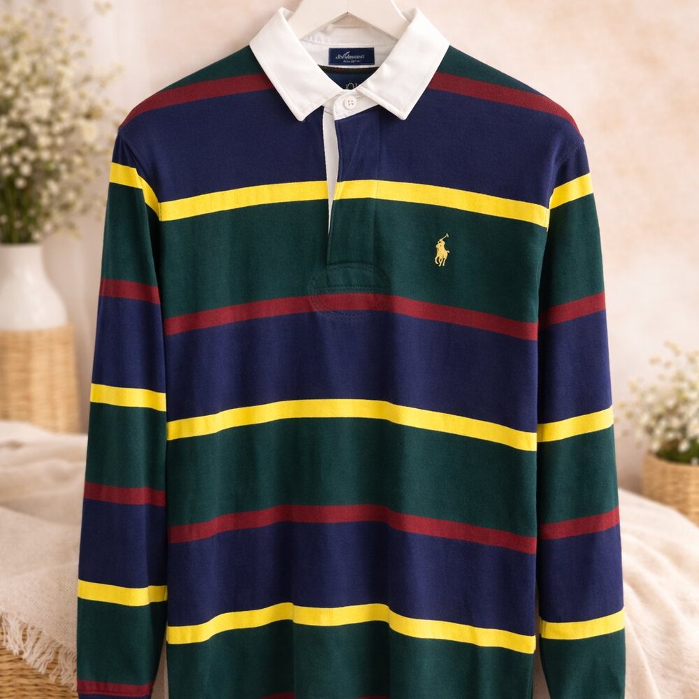Polo Ralph Lauren Striped Rugby Shirt – Classic Multicolor